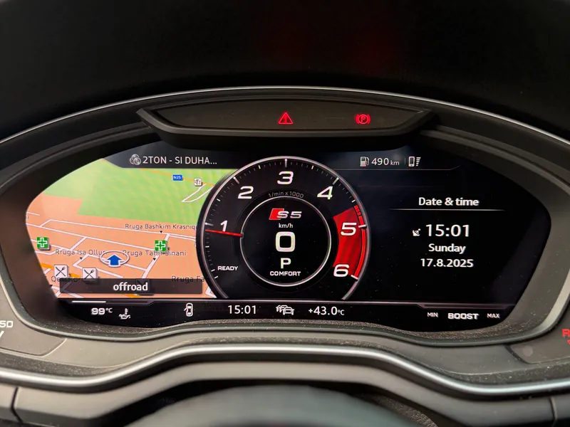 Audi — Navigacion në instrumentabel